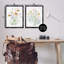 «Summer Garden Watercolor Daisies», ensemble de 2 toiles flottantes encadrées par Katrina Pete-437418751-437418750