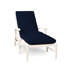 Croquet Aluminum 78.38" Long Reclining Single Chaise with Cushions-63361373-70085685-70085748
