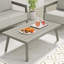 1-Piece Aluminum Outdoor Coffee Table