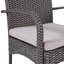 Chaise de salle à manger en osier CORDOBA KD PE [ensemble de 2 pièces]-1487015895