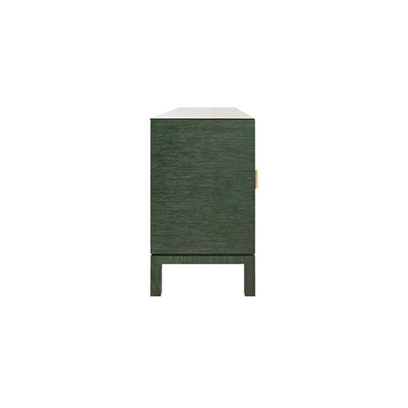 Effie 62'' W Buffet, Green  Dyed Grasscloth