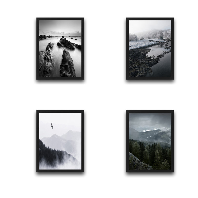 Anonymous - 4 Piece Single Picture Frame Print