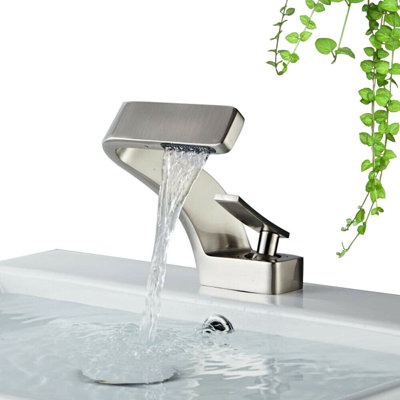 Robinet de salle de bain Robinet de lavabo de salle de bain Robinet de salle de bain monotrou monocommande moderne 