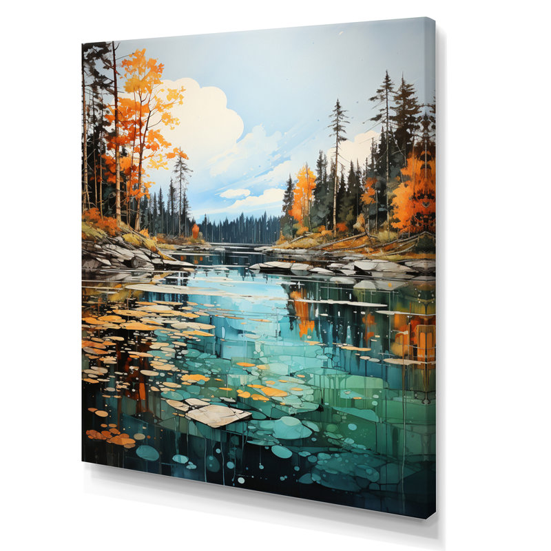 Cristan Bold Landscape Canada Emerald Wilderness IV, Toile tendue, H 44 po x l 34 po x P 1,5 po