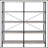 Fallon Analiese 4-Shelf Industrial Etagere Bookcase-679546859