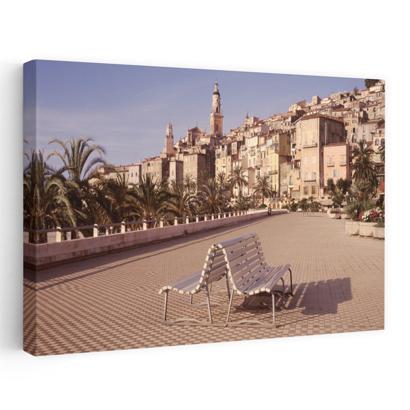 Banc de jardin # 28 - Bancs de photographie, Europe, France, H 16 po x l 24 po