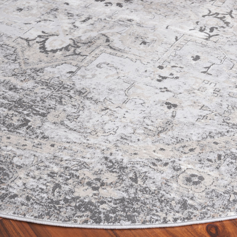 Vogue Performance Oriental Rug, Rond 6 pi 7 po
