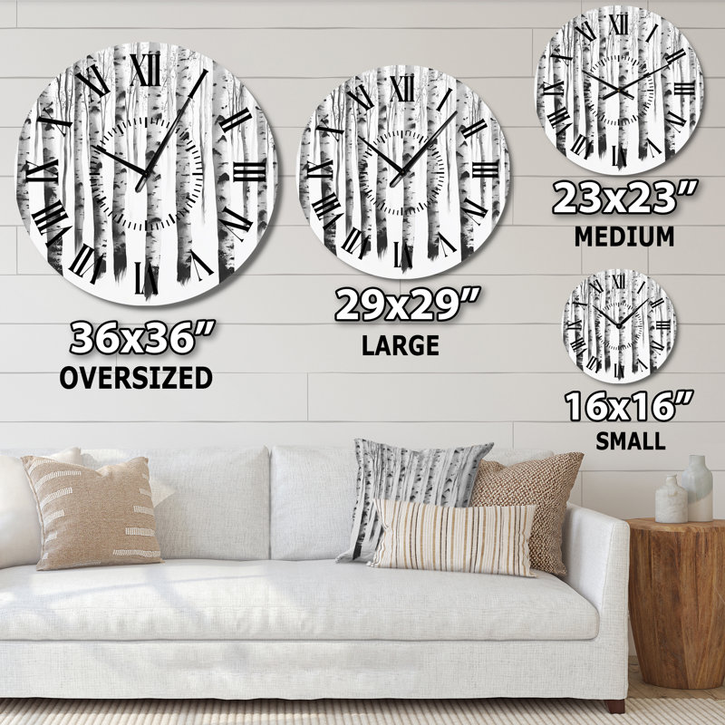 Horloge murale Birch, Petit
