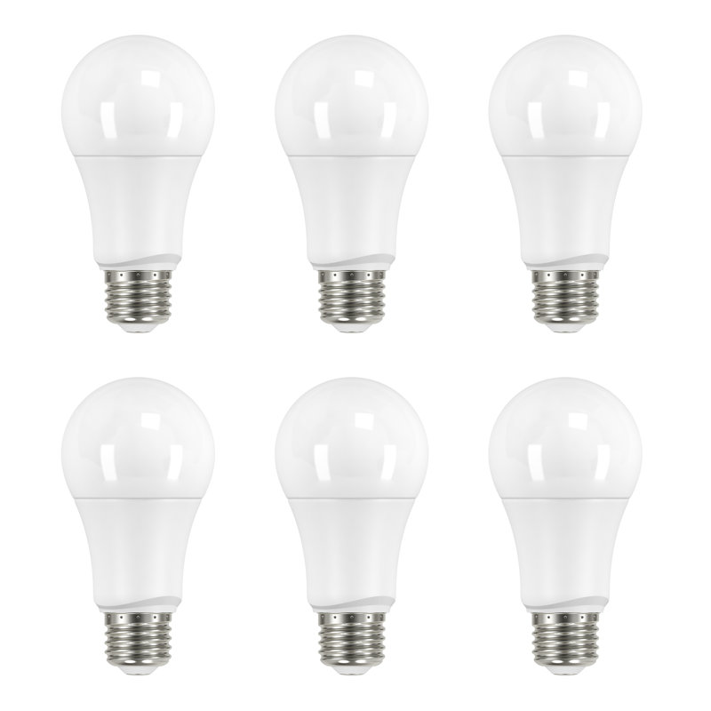 9,5 watts (équivalent à 60 watts), ampoule DEL A19, à intensité variable, lumière du jour, base E26 / moyenne (standard)