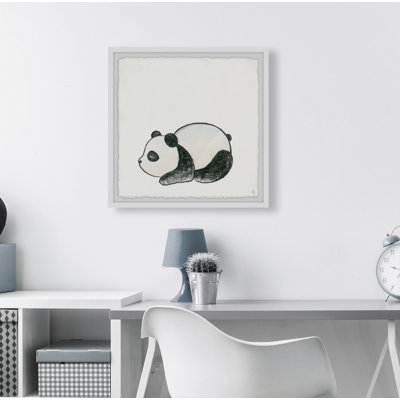 Florencio Sleepy Panda Framed Print