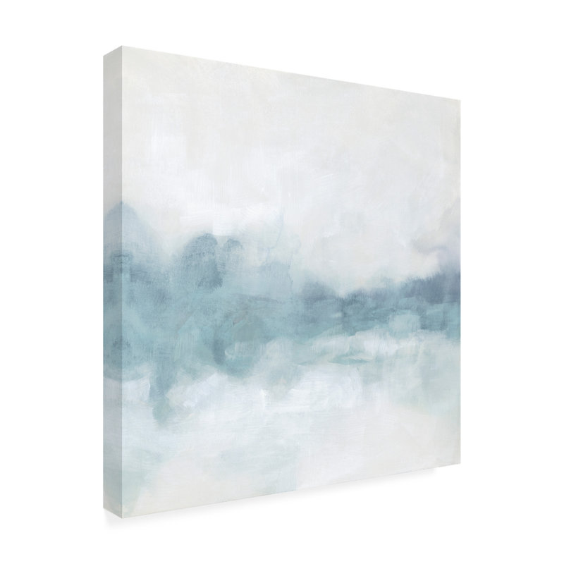 «Moody Blue Mist I» sur, H 24 po x l 24 po