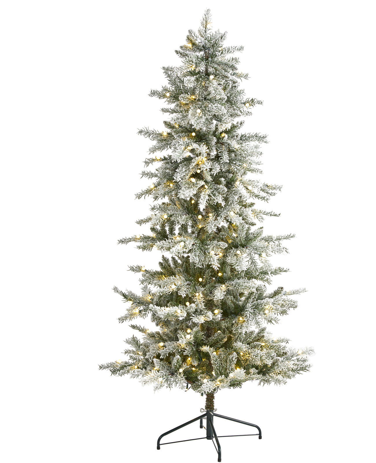 Lighted Artificial Christmas Tree, 6.5' H