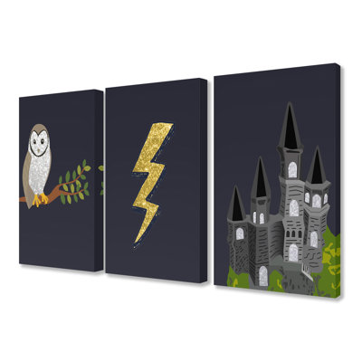3 - Piece Paper Print