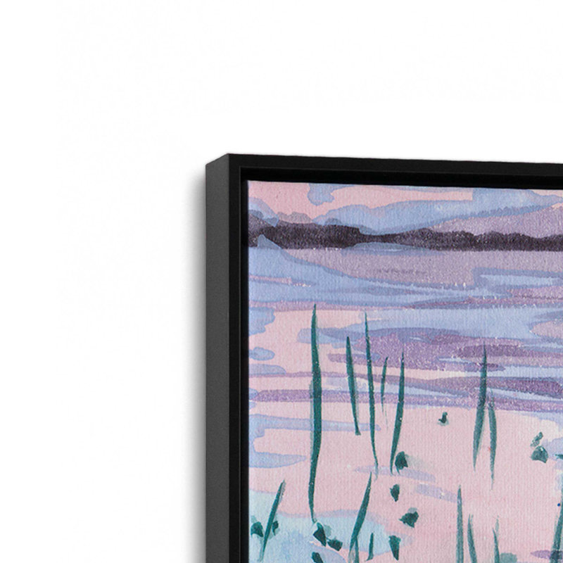 «Blush of the Sunset Sun I» par Melissa Wang, reproduction d'art, H 40 po x l 30 po, Noir