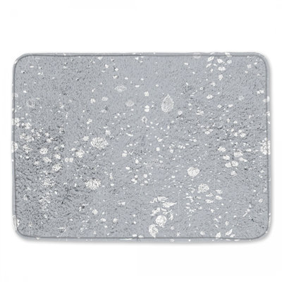 Tapis de bain floral