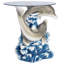 Dolphin Cove Sculptural Glass Side Table