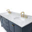 Meuble-lavabo double autoportant 67 po avec plateau en marbre Flynt-90983022-130617052-130617055