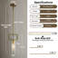 Luminaire suspendu pour îlot de cuisine en laiton moleté à 1 lumière Brophy Caddens (ampoule incluse)-1868738295