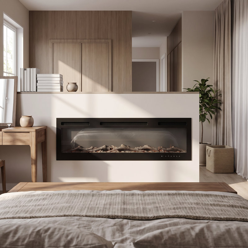 50’’ Electric Fireplace with Remote Control