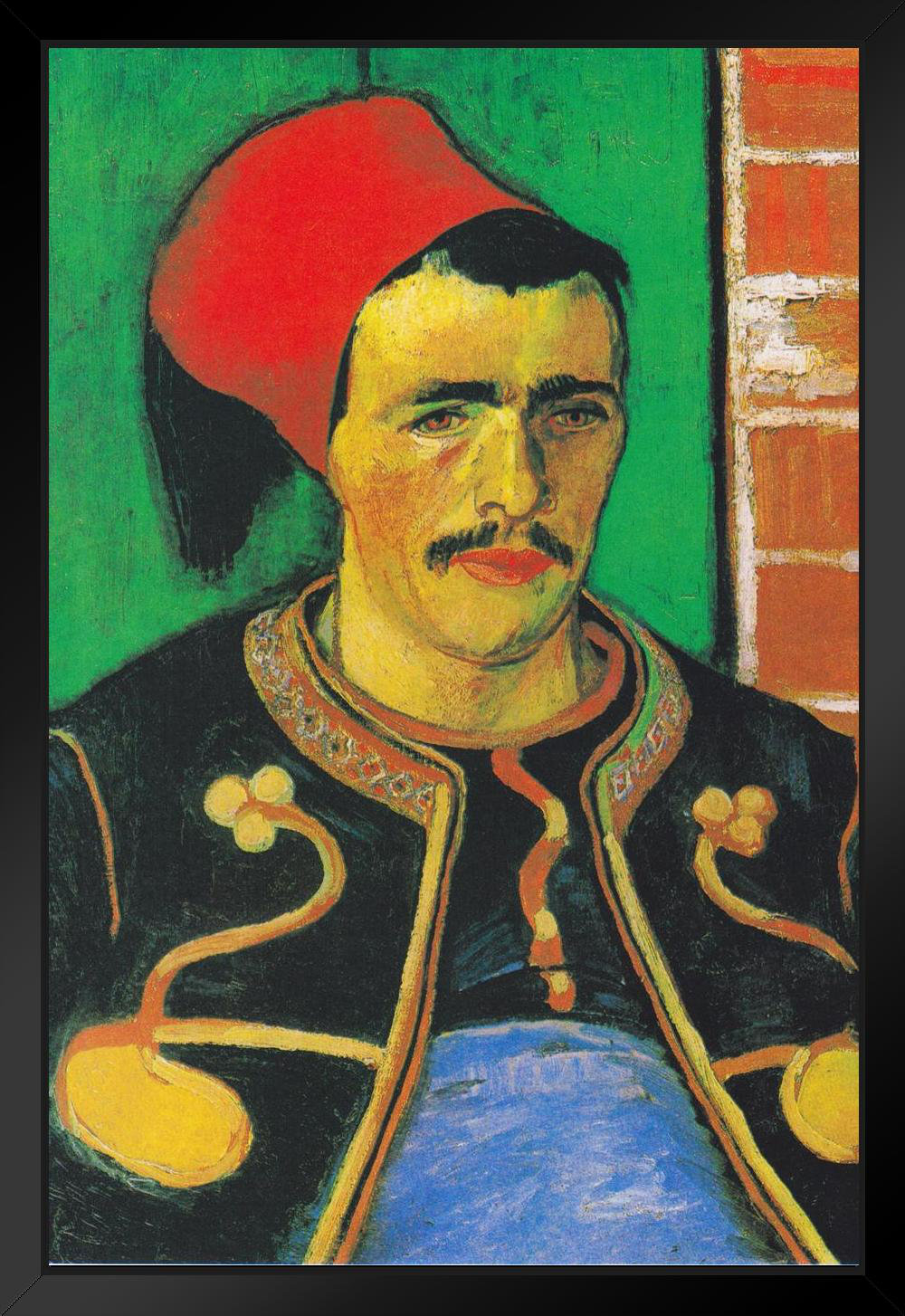 Vault W Artwork Vincent Van Gogh Le Zouave Soldier Half Figure 1888 Oil
