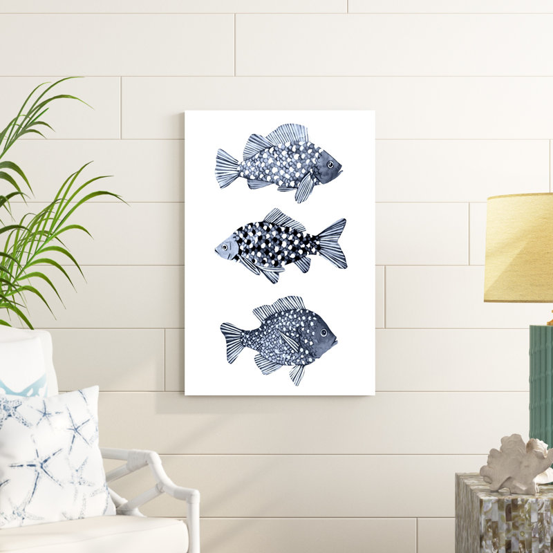 Poisson bleu I, H 36 po x l 24 po x P 1,25 po