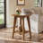 Square End Table with 2-Tier Storage