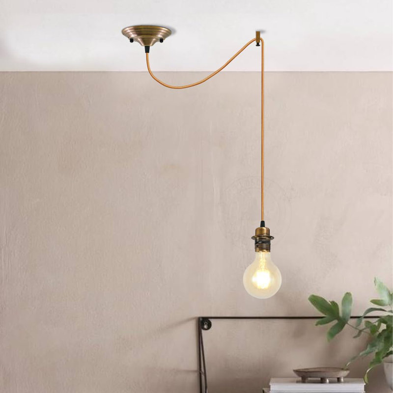 Ancil 1 - Light Pendant, Gold, No