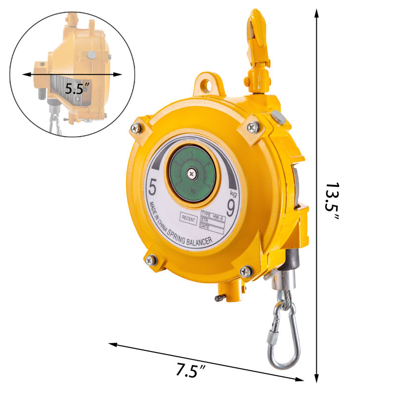 Porte-outil rétractable Spring Balancer 11-19lbs (5-9kg) longueur 1,5m