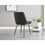 Sandy Classic Wood Effect & Metal Dining Table Set with 6 Luxury Velvet Dining Chairs-115064091