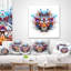 Coussin lombaire en coussins de couleur animal