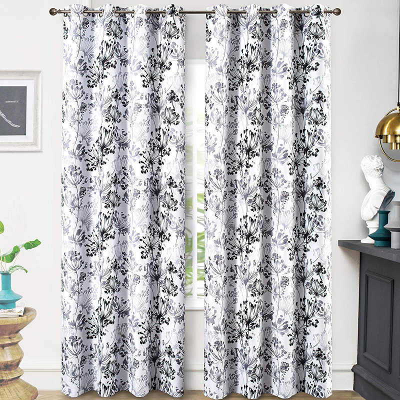 Belovs Room Darkening Curtain Pair, Gray