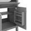 Ensemble de meuble-lavabo autoportant de 30 pouces avec lavabo simple avec tiroirs, une armoire et un tiroir basculant-1478727468-1478727471