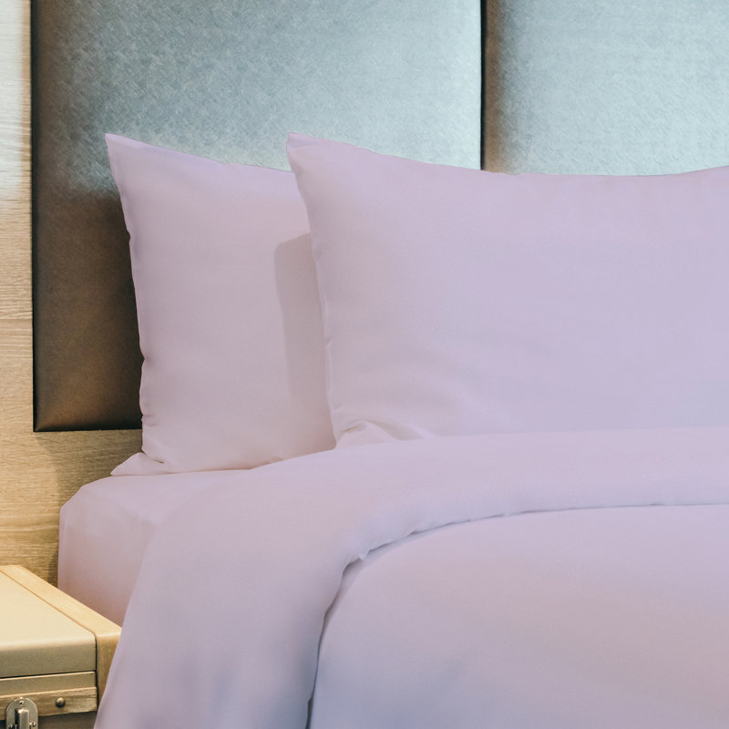 Ensemble de draps en micro-fibre, Ensemble de draps pour taille de lit grand avec un, Lilas