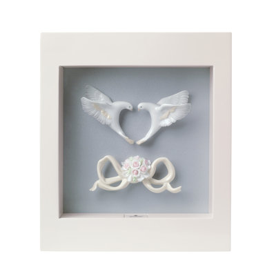 Décoration murale romantique doves