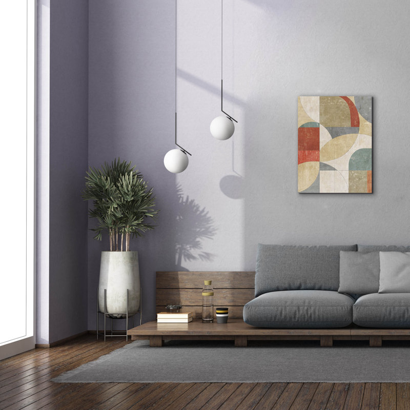  «Collage No. 28» par Suzanne Nicoll, art mural sur toile, 26 po x 34 po