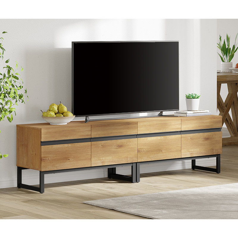 Crédence de rangement l 70,9 po Aadam, Chêne