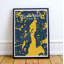 Yellowknife City Map - No Frame Print-1663721633