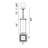 Kinder 1 Light Outdoor Black Pendant with clear glass for Porch, Patio, or Entryway
