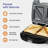 VonShef 10cm Non Stick Electric Grill Sandwich Maker with Lid