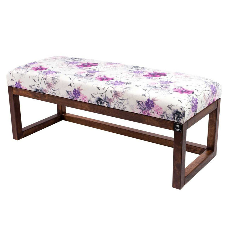 Velvet Upholstered Bench, 40 x 110 x 35 cm