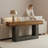 Narrow Wooden Side Table, Rectangular Living Room Table Beside The Sofa
