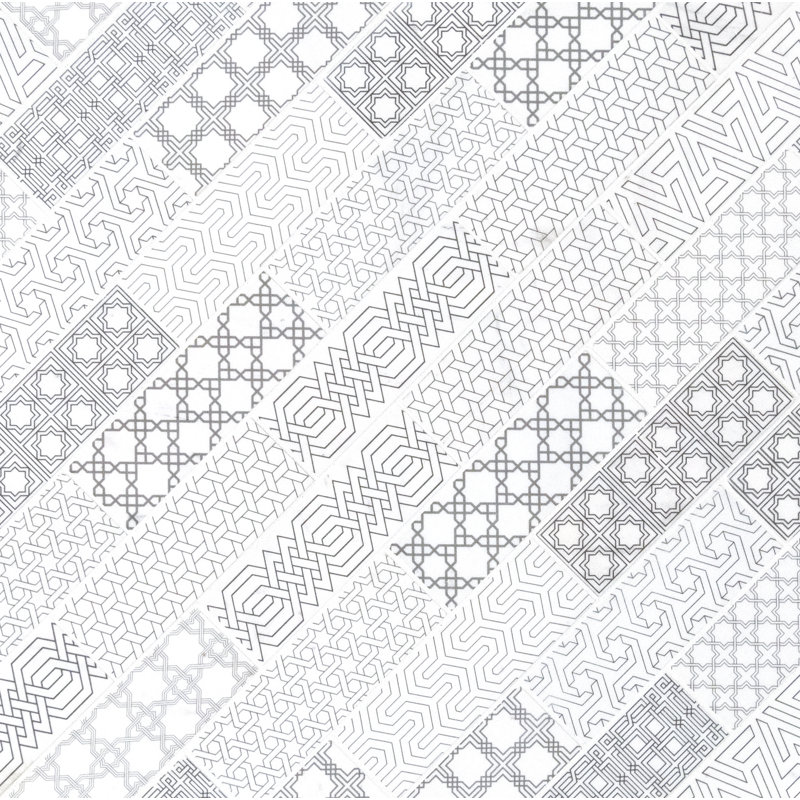 Carreau de mosaïque en marbre adouci pour plancher et mur Ionian Sabari 12 po x 12 po