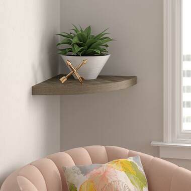 Corner Floating Shelves Wall Mount Storage