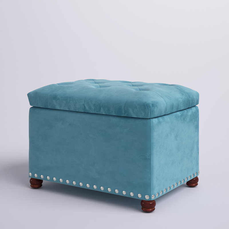 Etta Avenue™ Teen Kathryn Upholstered Ottoman & Reviews | Wayfair