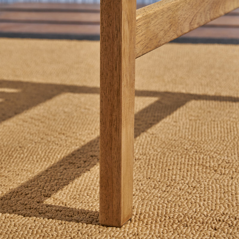 Chaise de patio Rosalyn, Naturel