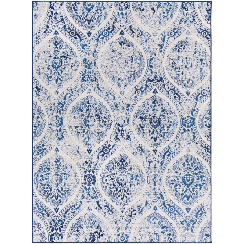 Bunnlevel Ikat Indoor Rug, Rectangle 5'3" x 7'