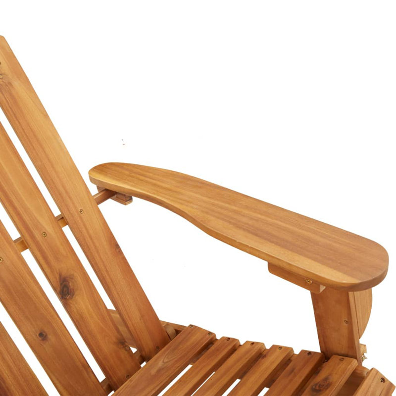 Chaise berçante Adirondack, gris