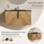 Ensemble de meuble-lavabo mural flottant simple 30 po avec lavabo en céramique intégré noir et armoire à grain de bois à chevrons-480158583-334507403