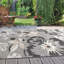 Floral Indoor / Outdoor Area Rug Gray-110742416