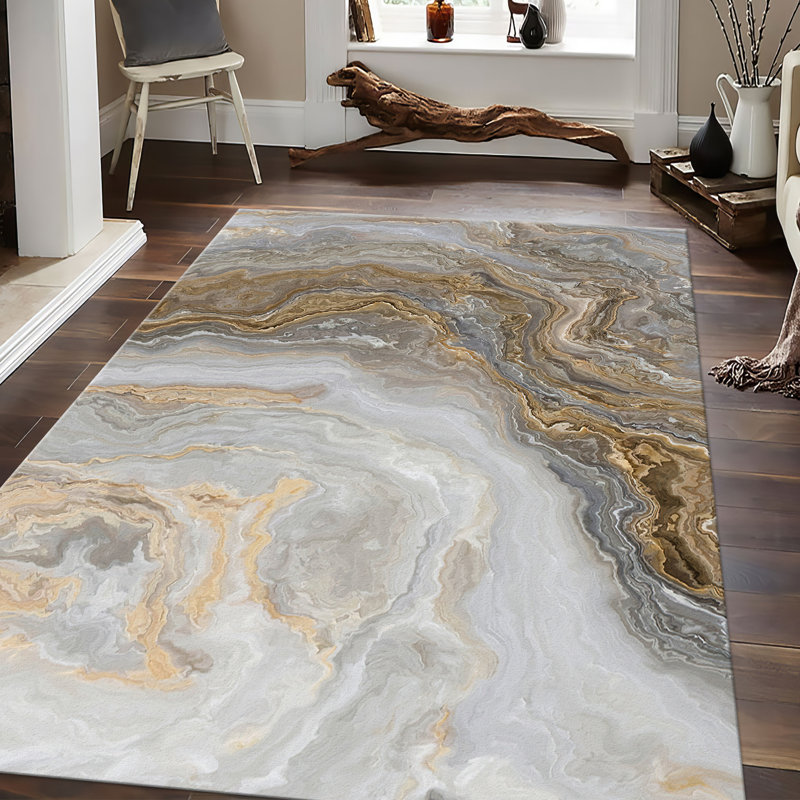 Exquisite Floral Design With Pile Soft Type Printed Rug for Enhancing the Elegant Appeal of Your Space